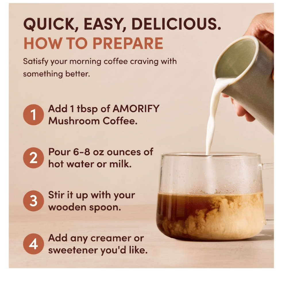 AMORIFY MUSHROOM COFFEE AMORIFY