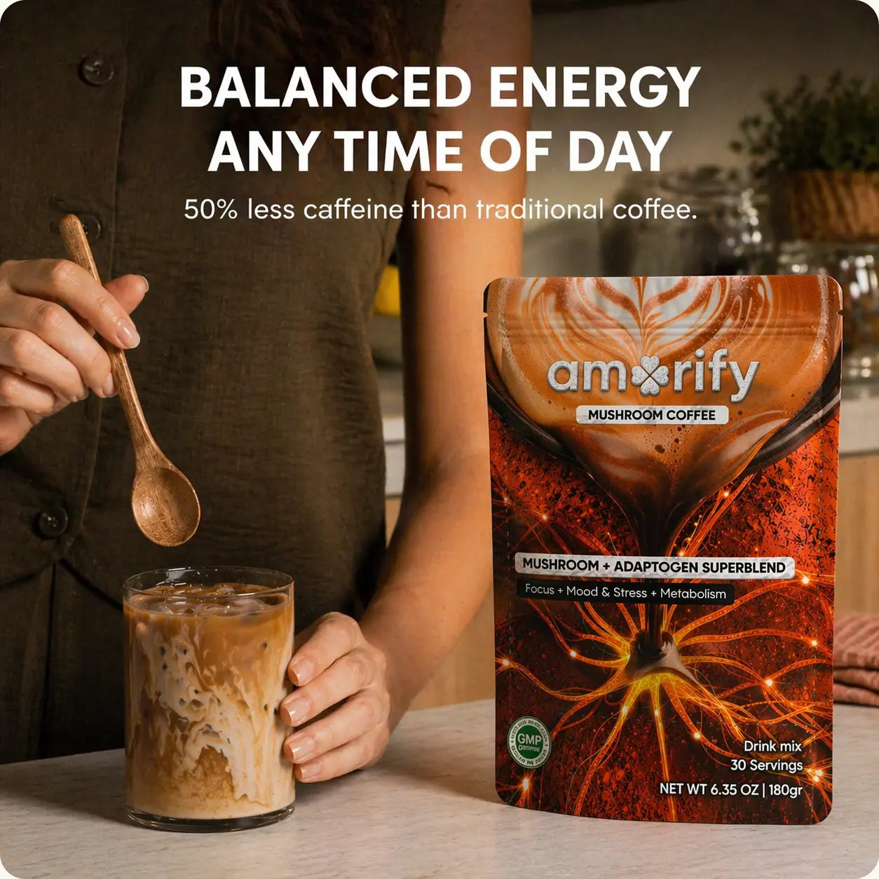 AMORIFY MUSHROOM COFFEE AMORIFY